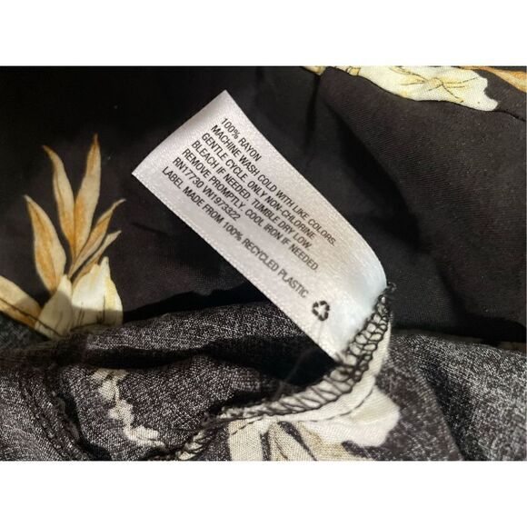 Xhilaration‎ dark brown floral wrap dress sz M - Picture 9 of 9